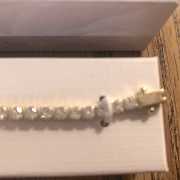 Nicola Paris Cubic Zirconia Fine Silver Plated bracelet - Picture 2 of 7